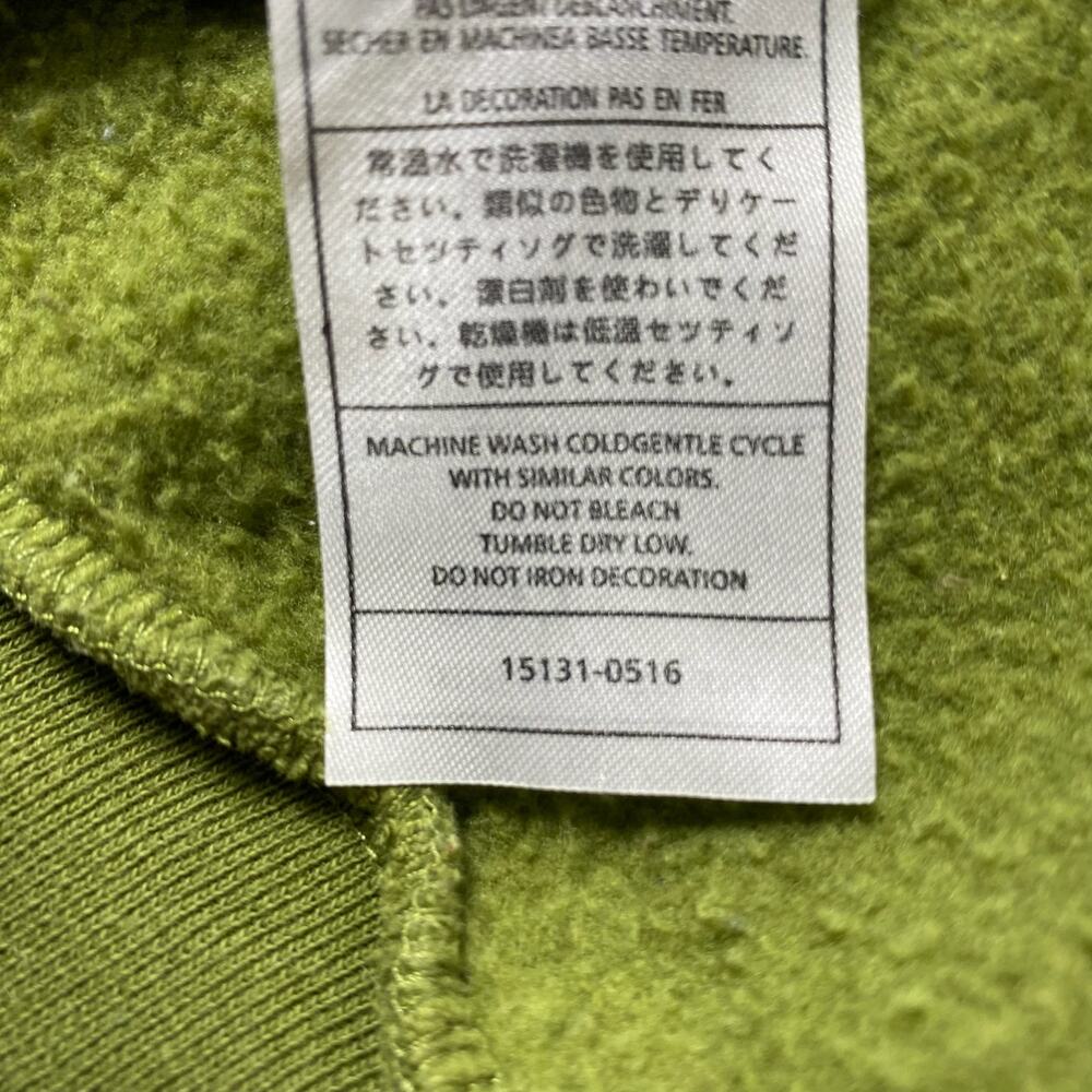 M&M’s Green Logo Hoodie Mens L Graphic Sweatshirt Fleece Pullover Unisex Y2K - Picture 13 of 13